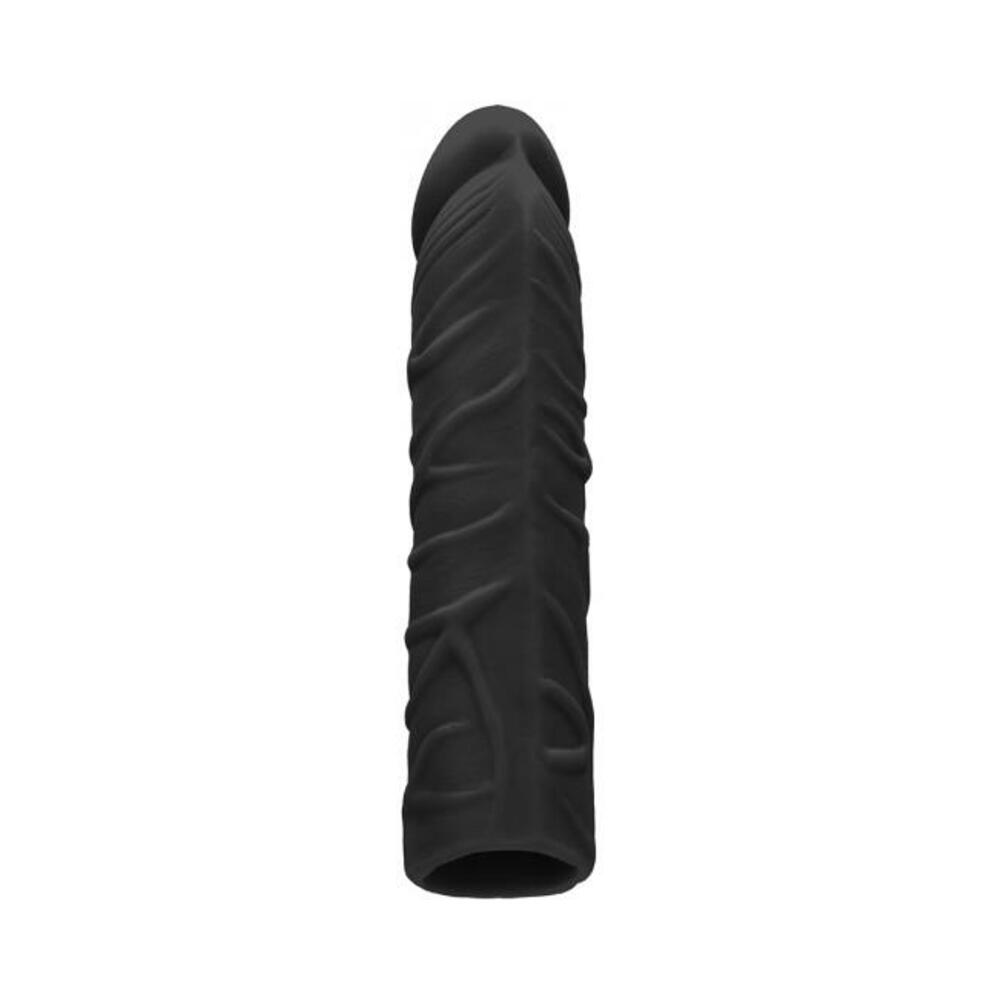 Realrock Skin 7 In. Penis Extender Sleeve Black — SexToy.com