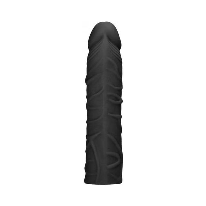 Realrock Skin 7 In. Penis Extender Sleeve Black - SexToy.com