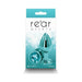 Rear Assets Metal Anal Plug Medium Teal - SexToy.com