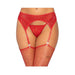 Rhinestone Garter Belt Os Red - SexToy.com