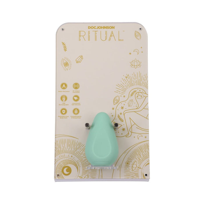 Ritual Chi Rechargeable Silicone Clit Vibe Mint - SexToy.com