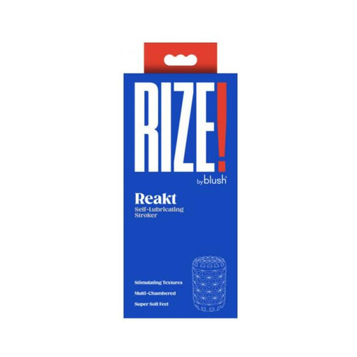 Rize Reakt Self-lubricating Stroker White - SexToy.com