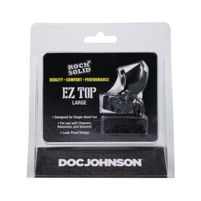 Rock Solid Ez Top Large Black - SexToy.com