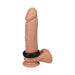 Rock Solid Silicone Black C Ring, Large (2in) In A Clamshell - SexToy.com