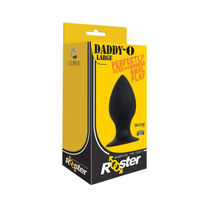 Rooster Daddy-o Large Anal Plug Black | SexToy.com