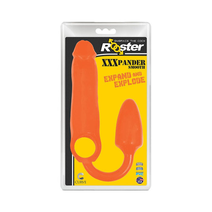 Rooster Xxxpander Smooth Sheath Orange - SexToy.com