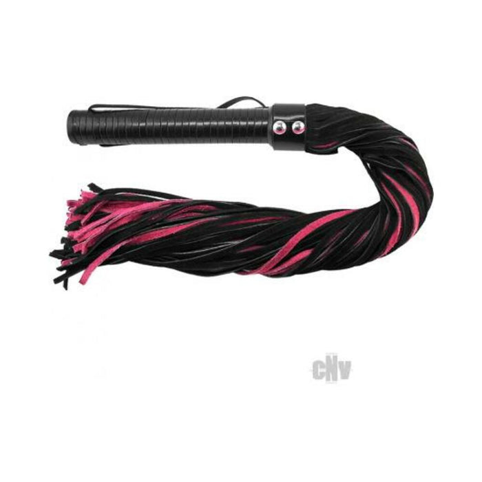 Rouge Suede Flogger Black/pink - SexToy.com