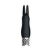 Royal Gems Elegance Black Rechargeable Silicone Bullet - SexToy.com