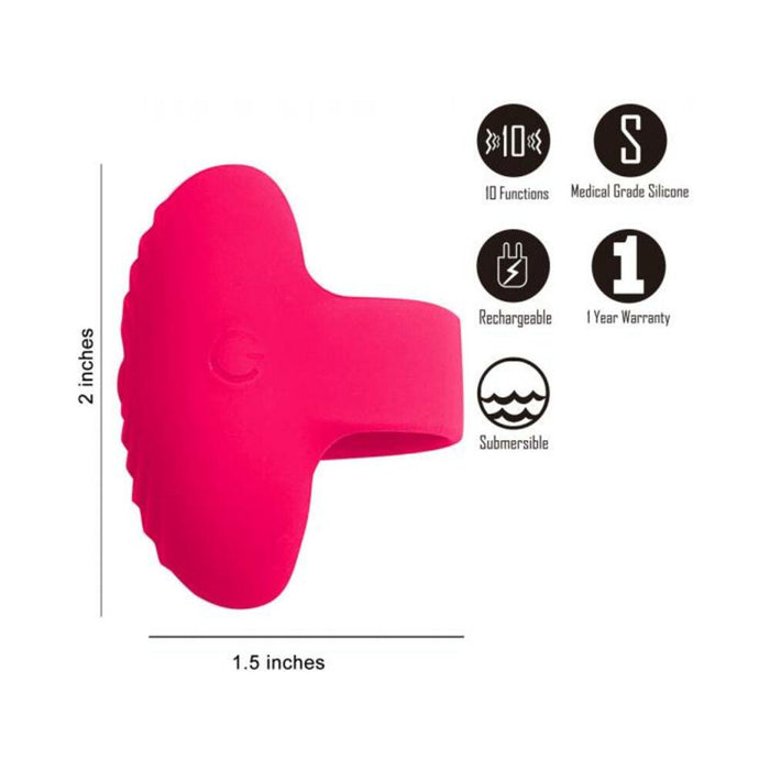 Ruby Rechargeable Vibrating Ring - SexToy.com