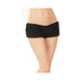 Ruffle Shorts Back Bow Detail Black OS/XL - SexToy.com