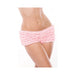 Ruffle Shorts Back Bow Detail Pink OS/XL - SexToy.com