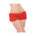 Ruffle Shorts Back Bow Detail Red OS/XL - SexToy.com