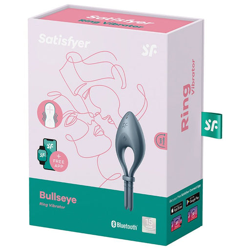 Satisfyer Bullseye Ring Vibrator - Blue - SexToy.com