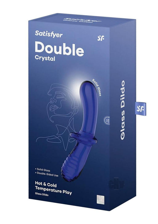 Satisfyer Double Crystal Lt Blue - SexToy.com