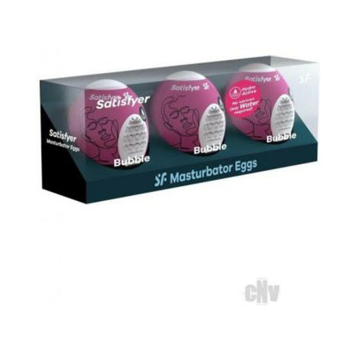 Satisfyer Masturbator Egg 3er Set Bubble | SexToy.com