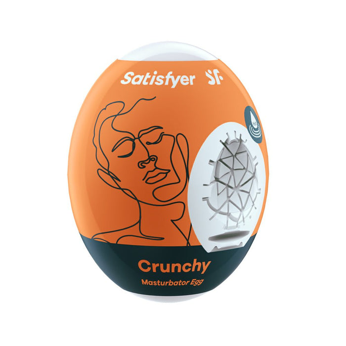 Satisfyer Masturbator Egg - Crunchy - SexToy.com