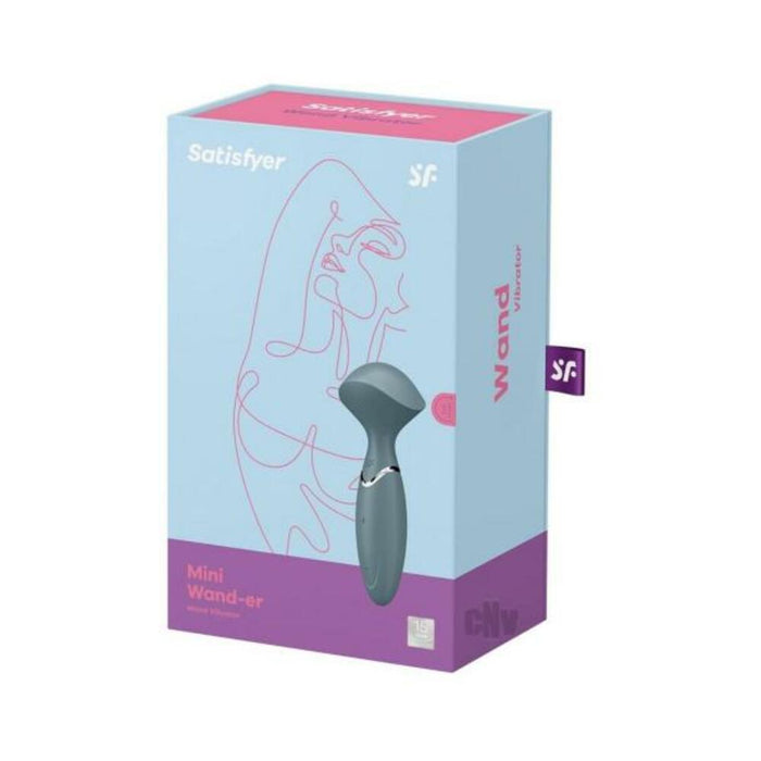 Satisfyer Mini Wand-er - Grey - SexToy.com