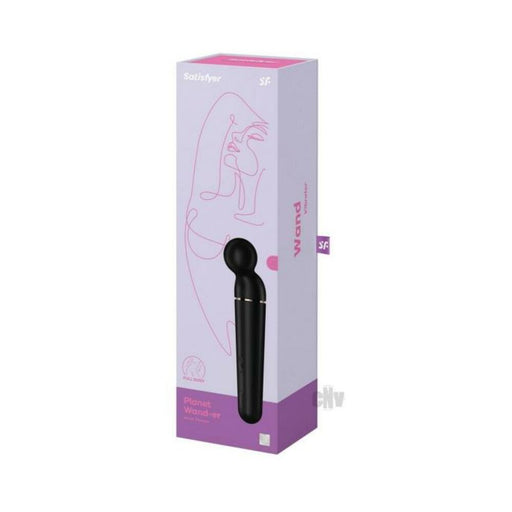 Satisfyer Planet Wand-er - Black - SexToy.com