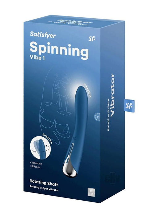 Satisfyer Spinning Vibe 1 Blue - SexToy.com