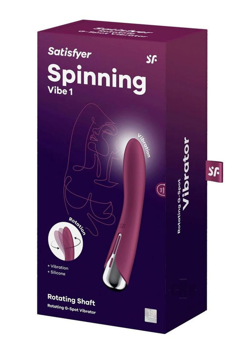 Satisfyer Spinning Vibe 1 Red - SexToy.com