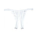 Scalloped Embroidery Crotchless Panty White O/S - SexToy.com