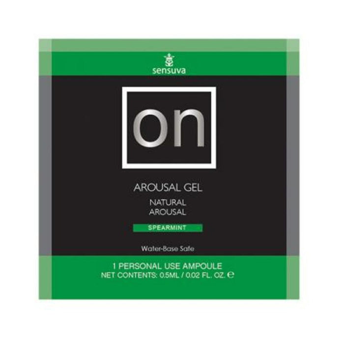 Sensuva On Arousal Gel Spearmint 6 Ml Single-use Packet | SexToy.com