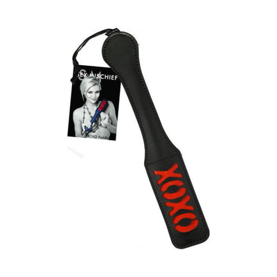 Sex and Mischief XOXO Paddle Black | SexToy.com