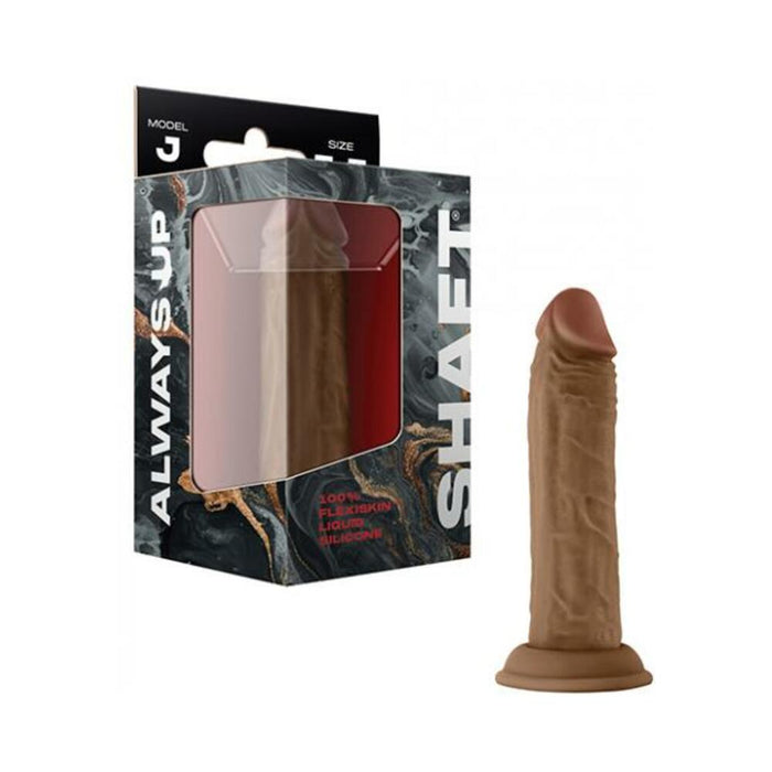 Shaft Model J Liquid Silicone 5.5 In. Dildo Oak - SexToy.com