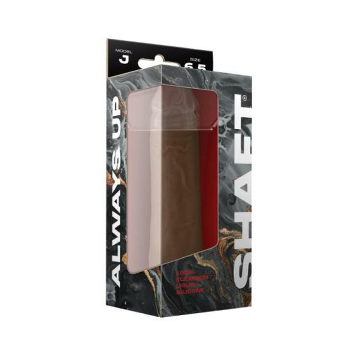 Shaft Model J Liquid Silicone Dong 6.5 In. Oak | SexToy.com