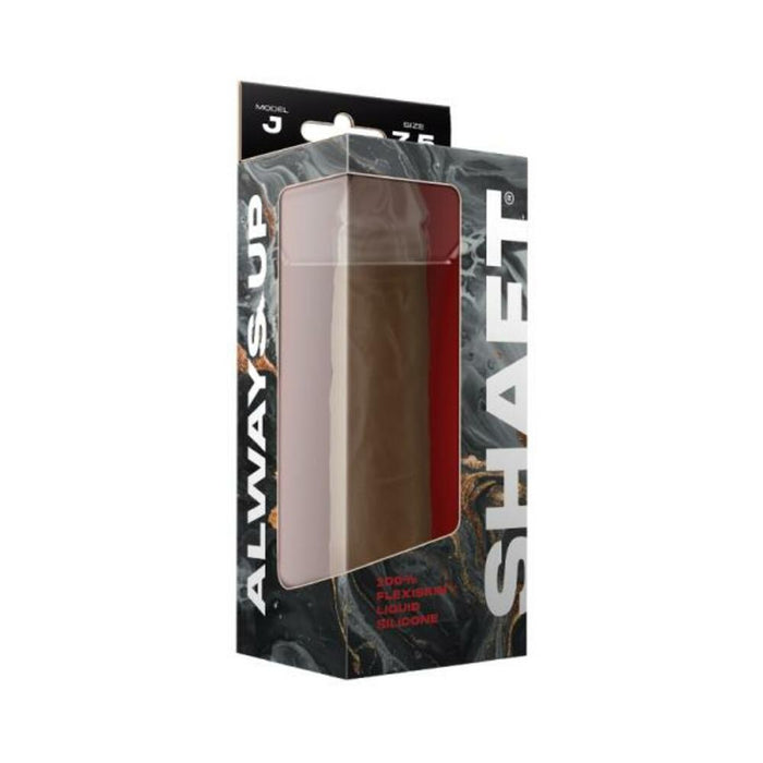 Shaft Model J Liquid Silicone Dong 7.5 In. Oak | SexToy.com