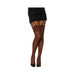 Sheer Thigh High W/ Back Seam Espresso O/s - SexToy.com