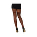 Sheer Thigh High W/ Stay Up Lace Top Espresso O/s - SexToy.com