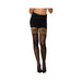 Sheer Thigh High W/ Stay Up Leopard Print Top O/s - SexToy.com