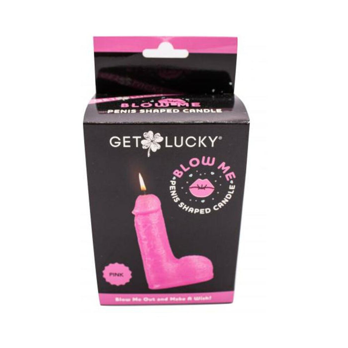 Shibari Get Lucky Blow Me Penis Candle Pink - SexToy.com