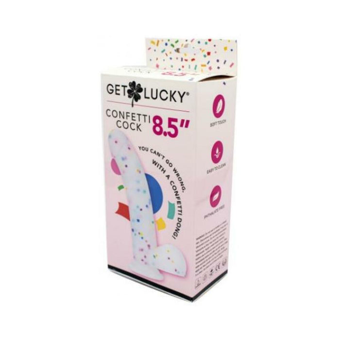 Shibari Get Lucky Confetti Cock 8.5in - SexToy.com