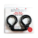 Shibari Silky Soft Double Rope Wrist Cuffs (black) | SexToy.com