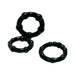 Shibari Triton Enhancement Pleasure Rings With Knubbs 3pk Black | SexToy.com