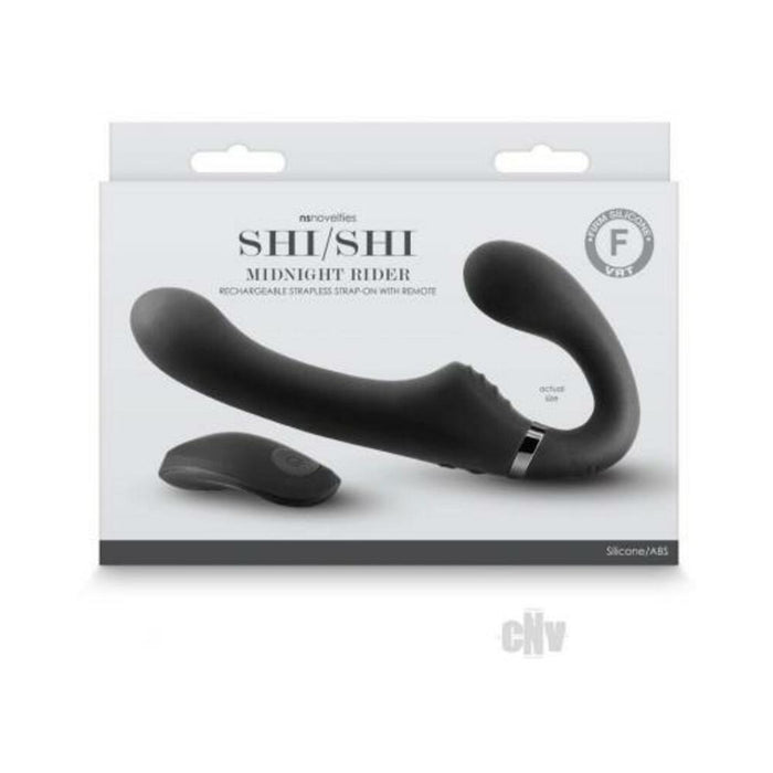 Shishi Midnight Rider Strapless Strap-on Black | SexToy.com