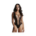 Shots Le Desir Contrast Fence Net Teddy | SexToy.com