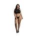 Shots Le Desir Festive Rhinestone Top And Thong Osx Black | SexToy.com