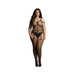 Shots Le Desir Shredded Suspender Bodystocking Black Qs | SexToy.com