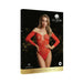 Shots Le Desir Wonder Rhinestone Bodysuit Os Red | SexToy.com