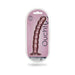 Shots Ouch! Beaded Silicone 8 In. G-spot Dildo Rose Gold | SexToy.com