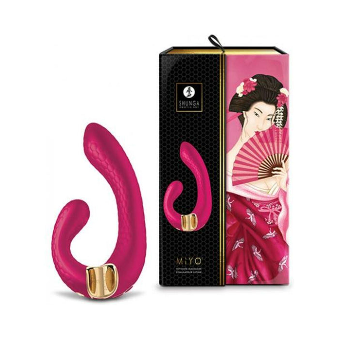 Shunga Miyo Intimate Massager - Raspberry - SexToy.com