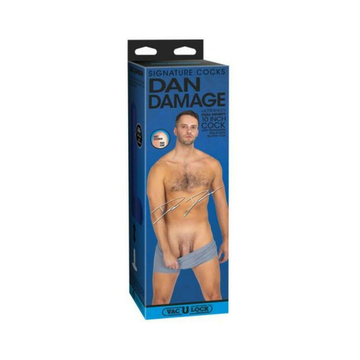 Signature Cocks Dan Damage 10 In. Ultraskyn Vac-u-lock Dildo - SexToy.com