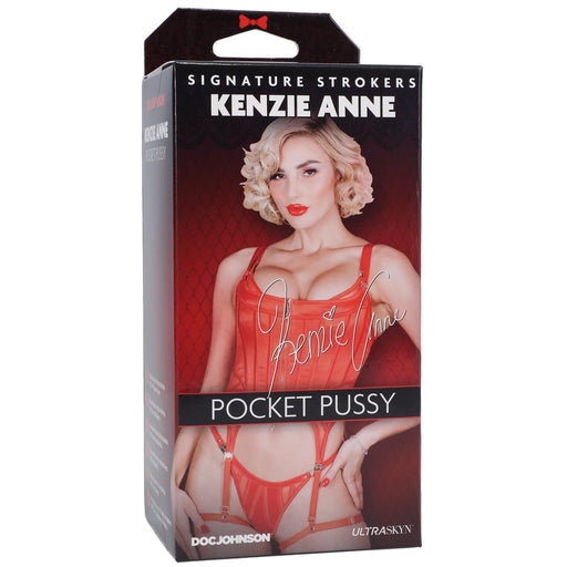 Signature Strokers Kenzie Anne Ultraskyn Pocket Pussy Vanilla - SexToy.com