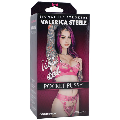 Signature Strokers Valerica Steele Ultraskyn Pocket Pussy Vanilla - SexToy.com