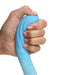 Simply Sweet Rippled 7 In. Silicone Dildo Blue/white - SexToy.com