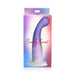 Simply Sweet Slim G-spot 7 In. Silicone Dildo Purple/white - SexToy.com