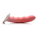 Simply Sweet Wavy 8 In. Silicone Dildo Pink/white - SexToy.com